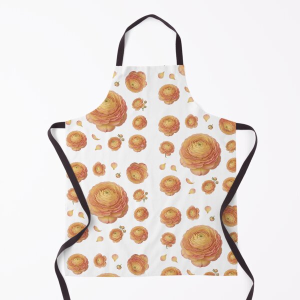 Item preview, Peach Ranunculus Botanical Flower designed and sold by Bio Tech Art.
