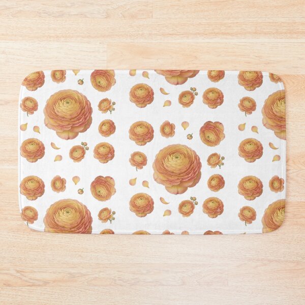 Item preview, Peach Ranunculus Botanical Flower designed and sold by Bio Tech Art.
