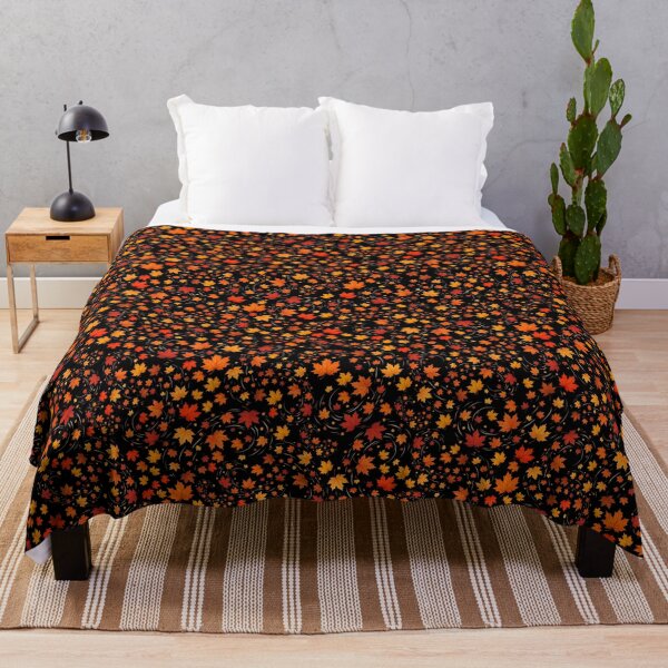 Item preview, Ditzy Fall Autumn Season Maple Leaves Pattern designed and sold by BeJolley.