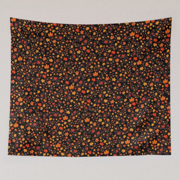 Item preview, Ditzy Fall Autumn Season Maple Leaves Pattern designed and sold by BeJolley.
