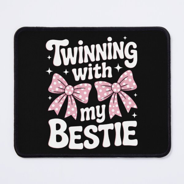 Item preview, Friends Twinning with My Bestie Spirit Week Pink Bow designed and sold by sailorjessiArt.