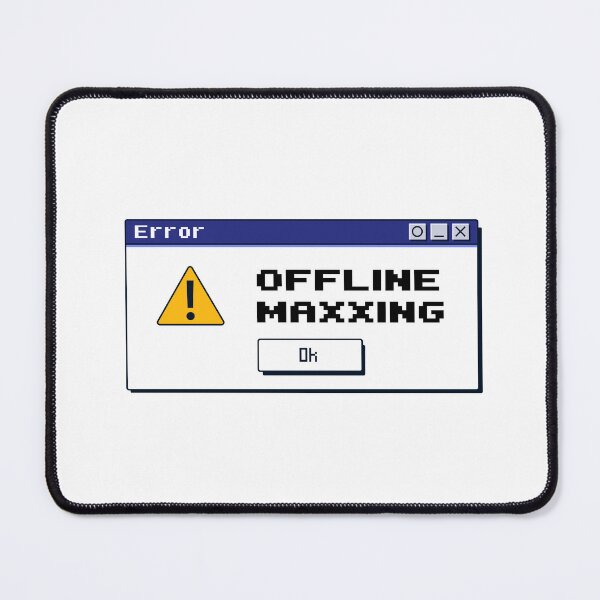 Item preview, OFFLINE MAXXING FUNNY MONDAY GRAPHIC designed and sold by AIRATH.