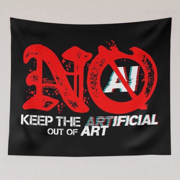 Item preview, NO AI designed and sold by Eran Fowler.