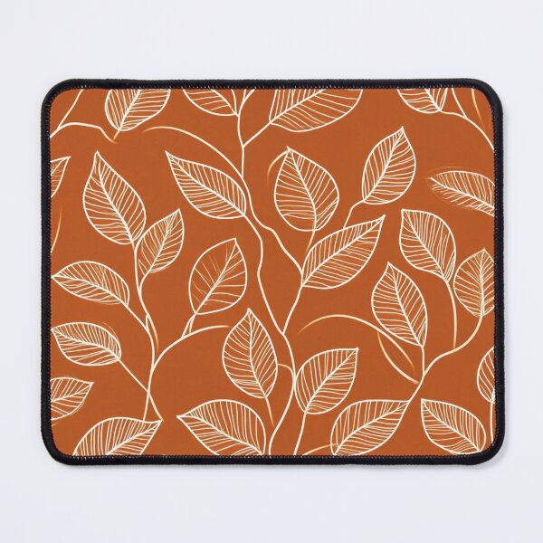 Item preview, Terracotta Vine: Minimalist White Botanical Pattern designed and sold by LiveLearnCreate.