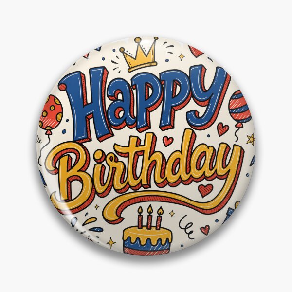 Item preview, Happy Birthday  designed and sold by sikeystudio.