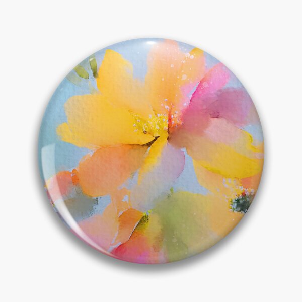 Item preview, Wildflowers Watercolor-Style Pastel Impressionist Abstract Digital Painting designed and sold by DEC02.