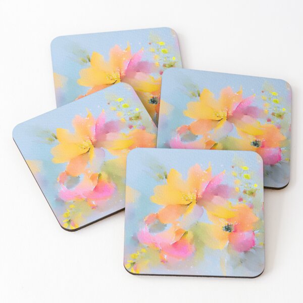 Item preview, Wildflowers Watercolor-Style Pastel Impressionist Abstract Digital Painting designed and sold by DEC02.