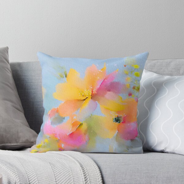 Item preview, Wildflowers Watercolor-Style Pastel Impressionist Abstract Digital Painting designed and sold by DEC02.
