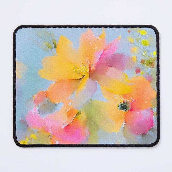 Item preview, Wildflowers Watercolor-Style Pastel Impressionist Abstract Digital Painting designed and sold by DEC02.