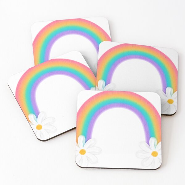 Item preview, Textured Pastel Rainbow Daisies designed and sold by Chfapha-Tayra.