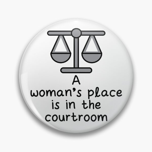 Item preview, A woman's place is in the courtroom funny quote designed and sold by fluffyfamcraft.