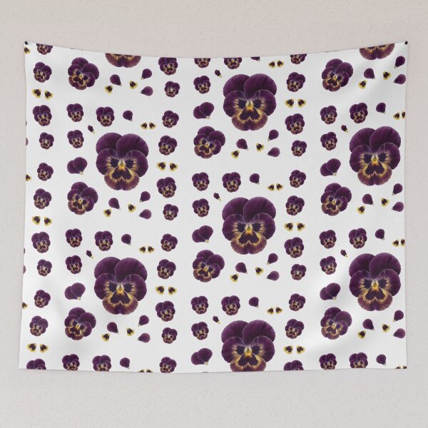 Item preview, Purple Pansy Botanical Flower designed and sold by Bio Tech Art.