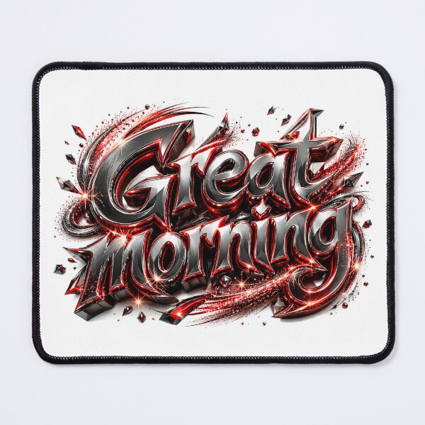 Item preview, Crimson Chrome Dawnburst Great Morning in Magical Graffiti Shine designed and sold by BlissBlvdShop.