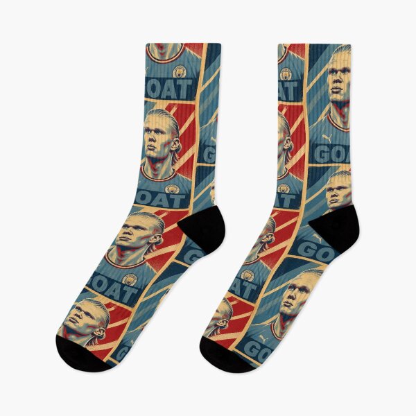 Item preview, Erling Haaland - G.O.A.T Typography designed and sold by DonetTrent.
