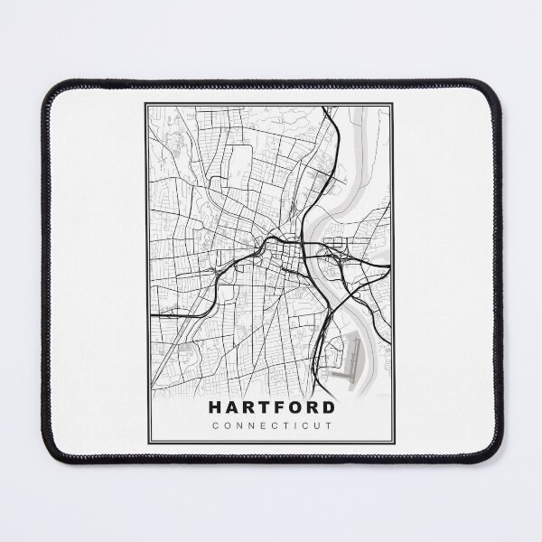 Item preview, Hartford Map designed and sold by Tamas Das.