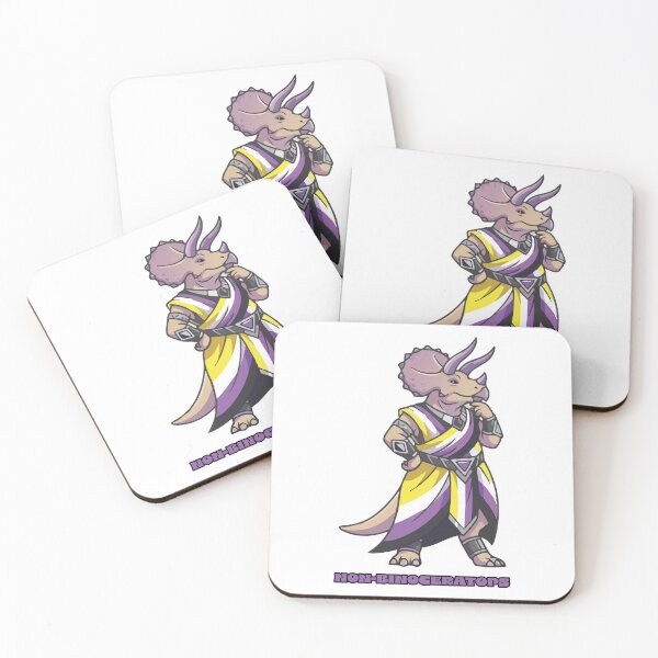 Item preview, Non-Binoceratops a Non-Binary Triceratops designed and sold by tigrootiger.