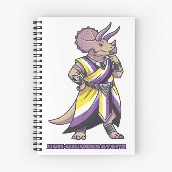 Aperçu de l'œuvre Un Triceratops non binaire créée et vendue par tigrootiger.