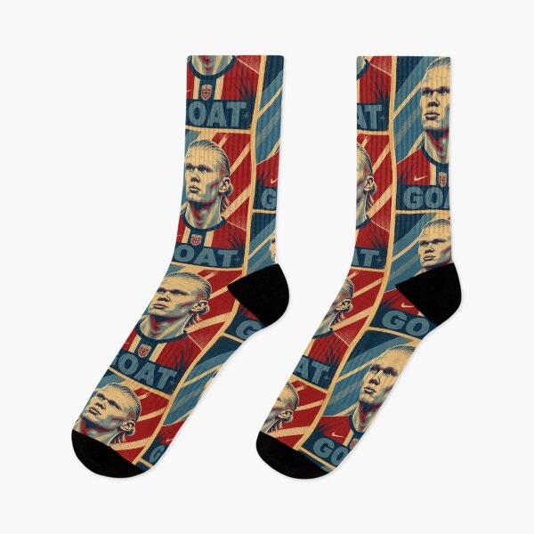 Item preview, Erling Haaland - G.O.A.T Typography Norway designed and sold by DonetTrent.