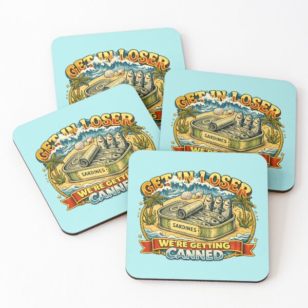 Item preview, Retro Sardine Can - Get In Loser designed and sold by radiogalaxy.