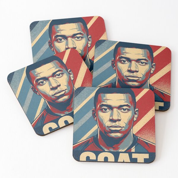 Item preview, Kylian Mbappe - G.O.A.T Typography designed and sold by AlejandroRay.