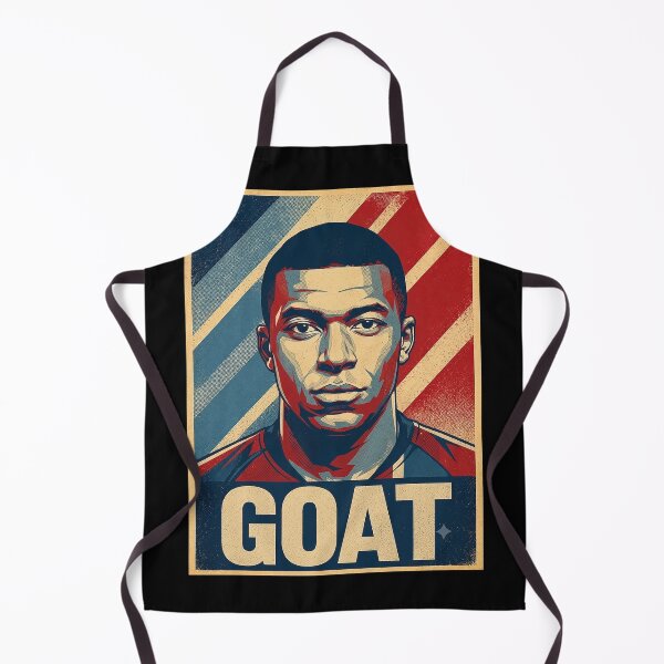 Item preview, Kylian Mbappe - G.O.A.T Typography designed and sold by AlejandroRay.