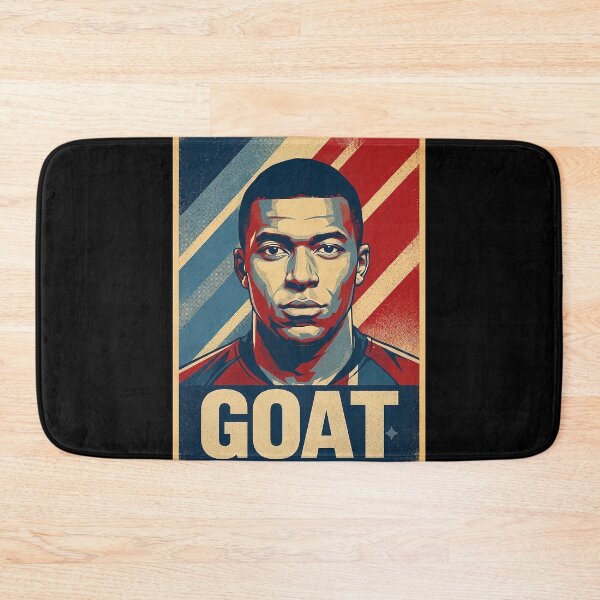 Item preview, Kylian Mbappe - G.O.A.T Typography designed and sold by AlejandroRay.