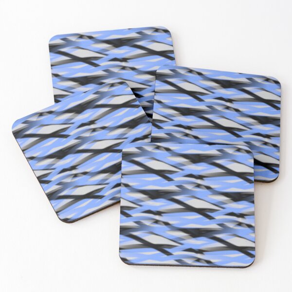 Item preview, Pattern - Batty Aqua Blue and Black designed and sold by ZepoPublishing.