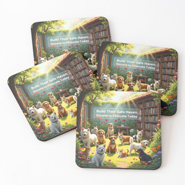 Item preview, Build Their Safe Haven Sanctuary Campaign: Rescued Pet Relocation Fund Banner designed and sold by Creative-RE.