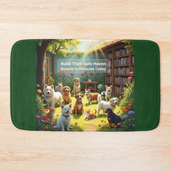 Item preview, Build Their Safe Haven Sanctuary Campaign: Rescued Pet Relocation Fund Banner designed and sold by Creative-RE.