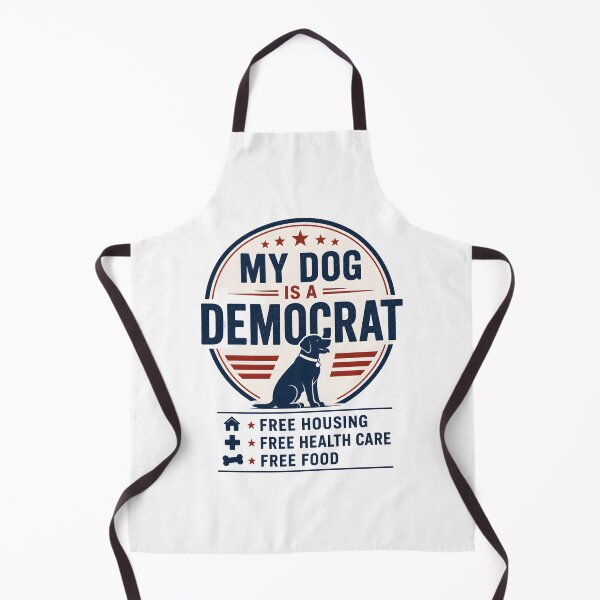 Item preview, My Dog Is A Democrat Funny Dog Lover Political Campaign Design designed and sold by Lina Caro.