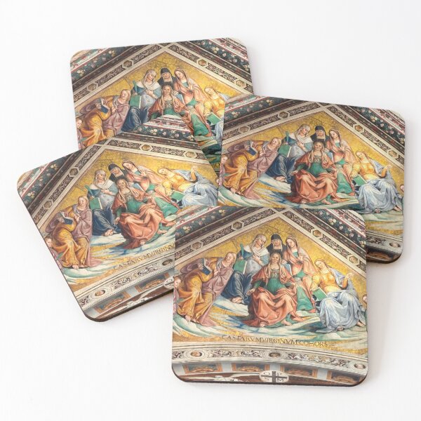 Item preview, Castarum Virginum Cohors — Pinturicchio Fresco, Siena Cathedral designed and sold by Diego Re.