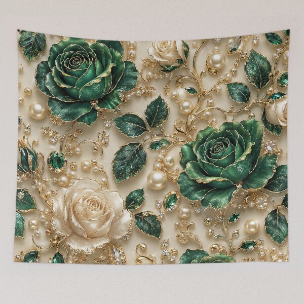 Item preview, Luxurious rose pattern designed and sold by FluffyGallery.