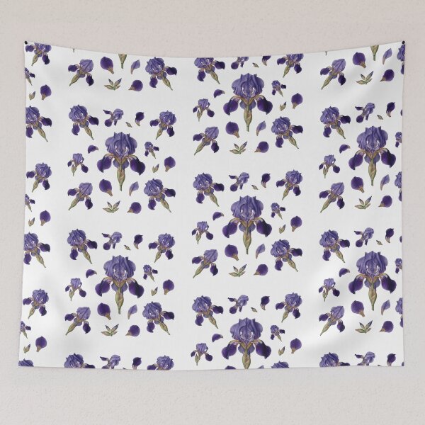 Item preview, Purple Iris Botanical Flower designed and sold by Bio Tech Art.
