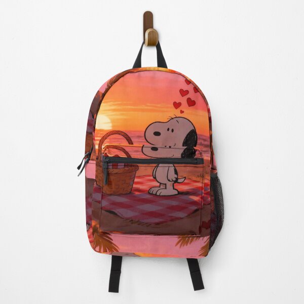 Item preview, Snoopy Beach Sunset Picnic Valentine designed and sold by Innova_Creations.