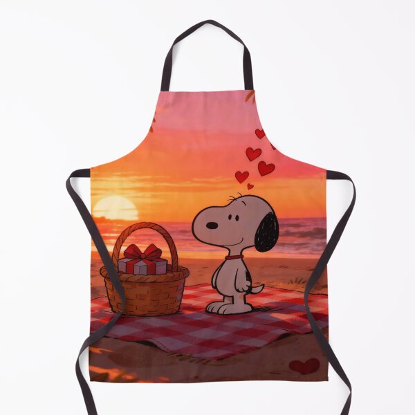 Item preview, Snoopy Beach Sunset Picnic Valentine designed and sold by Innova_Creations.