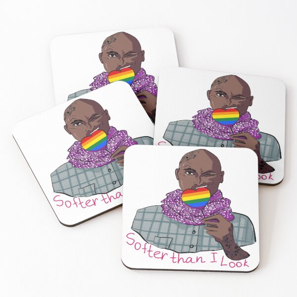 Item preview, Softer Than I Look Rainbow Pride designed and sold by ArtbyLanaN.