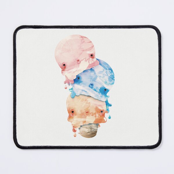 Item preview, Kitsch Melting Triple Scoop Ice Cream designed and sold by Karin Taylor.