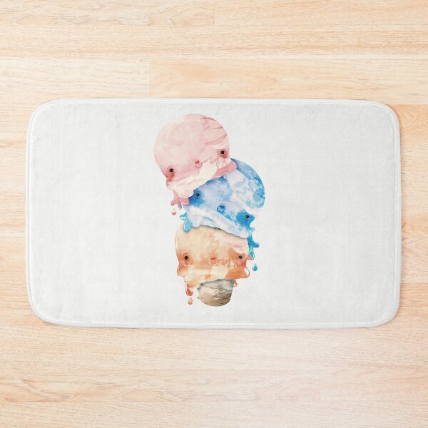 Item preview, Kitsch Melting Triple Scoop Ice Cream designed and sold by Karin Taylor.