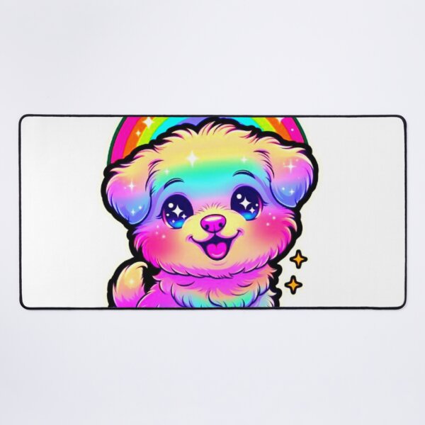 Item preview, Kawaii Rainbow Puppy Cute Cartoon Sticker designed and sold by ExploreAura Studio.