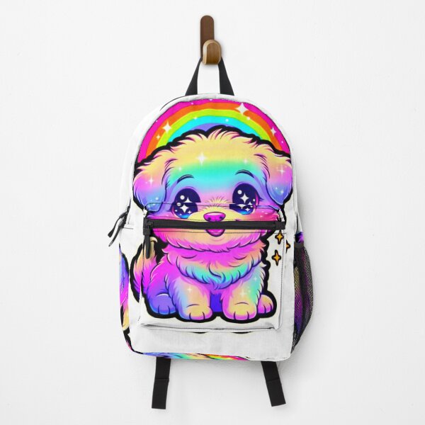 Item preview, Kawaii Rainbow Puppy Cute Cartoon Sticker designed and sold by ExploreAura Studio.