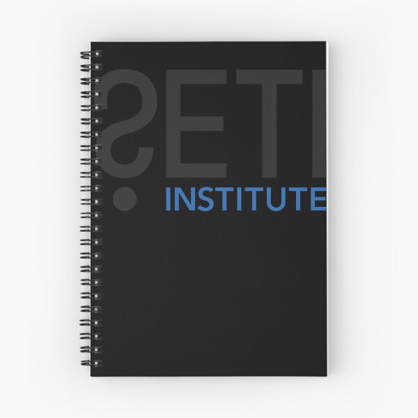 Item preview, Minimalist Logo Displaying Large Dark Grey SETI designed and sold by InkArtora.