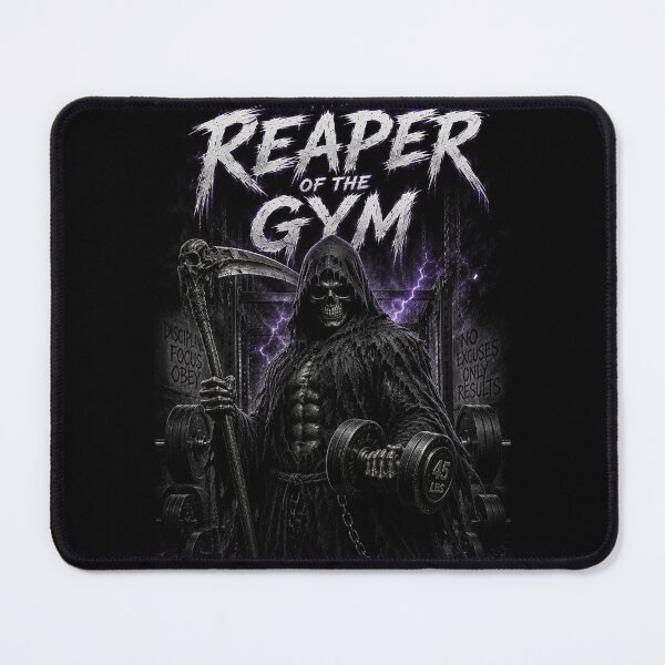 Item preview, The Reaper Of The Gym Grim Reaper Bodybuilding Workout Graphic designed and sold by Digistore1221.