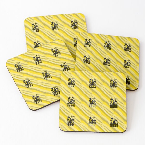 Item preview, Pattern - Yellow Streaks with African Art designed and sold by ZepoPublishing.