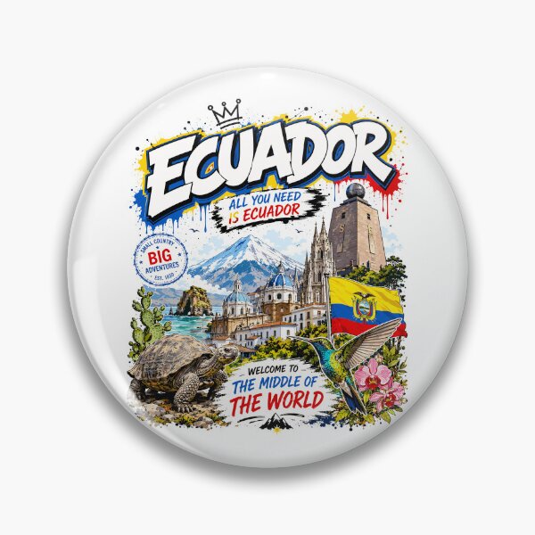 Item preview, Ecuador Graffiti Streetwear Typography Design designed and sold by AtuqStudio.