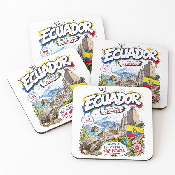 Item preview, Ecuador Graffiti Streetwear Typography Design designed and sold by AtuqStudio.