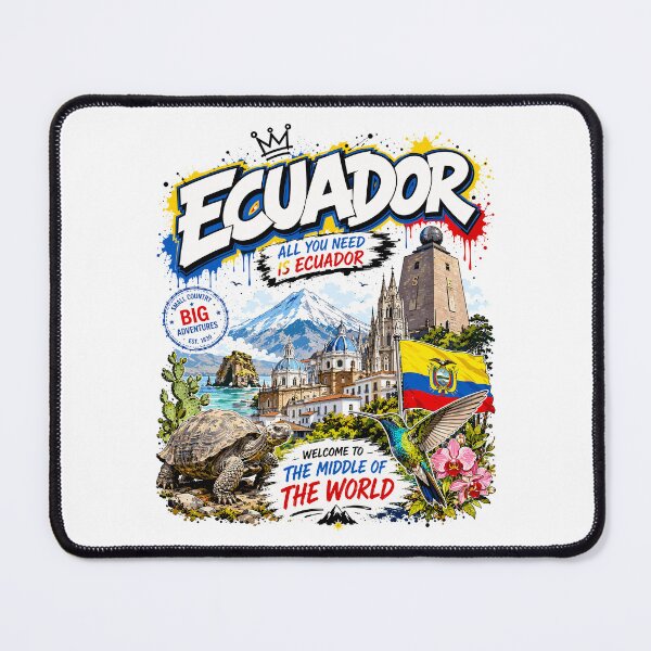 Item preview, Ecuador Graffiti Streetwear Typography Design designed and sold by EdwinkOne.