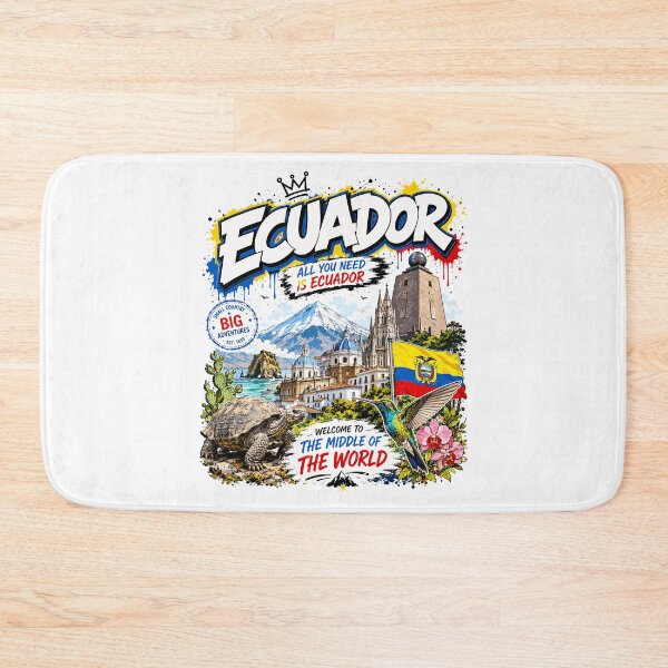 Item preview, Ecuador Graffiti Streetwear Typography Design designed and sold by AtuqStudio.