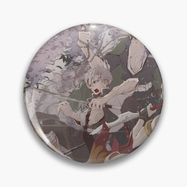 Item preview, Sanemi Shinazugawa Demon Slayer Hashira Wisteria Gathering designed and sold by MicaheHaffner.