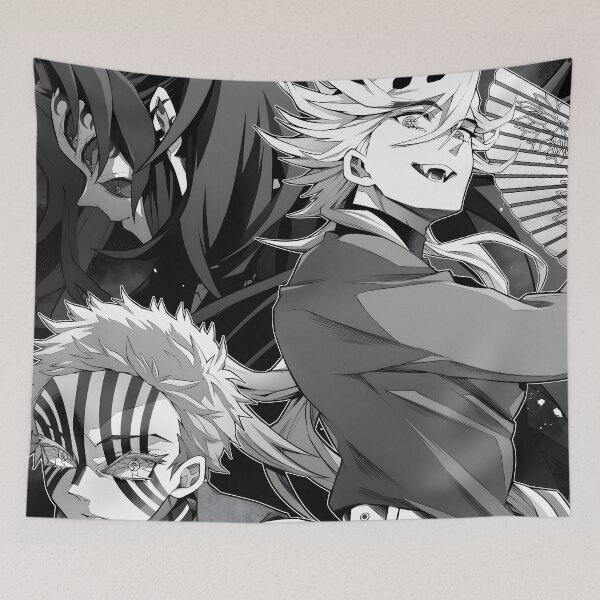 Item preview, Akaza Demon Slayer Upper Moon Trio designed and sold by MicaheHaffner.