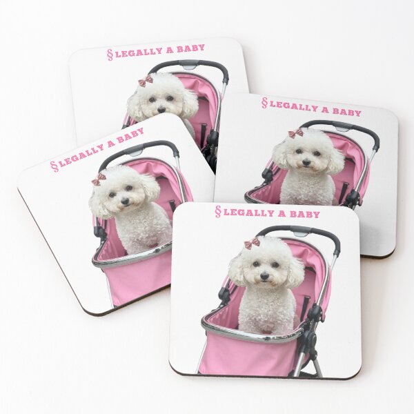 Item preview, Legally A Baby Funny Poodle Stroller Print designed and sold by chaos-and-curls.
